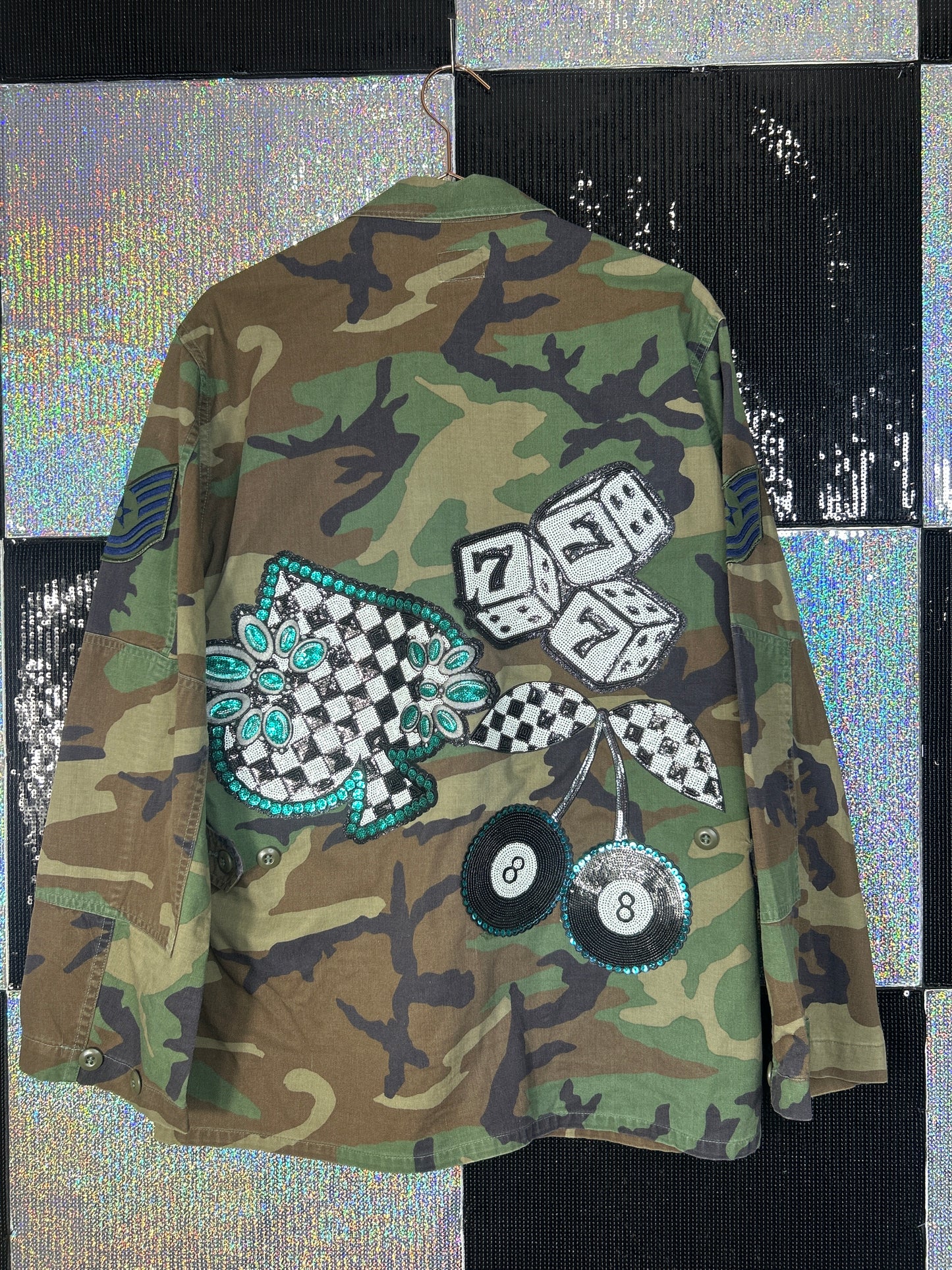 Camo spade dice Jacket