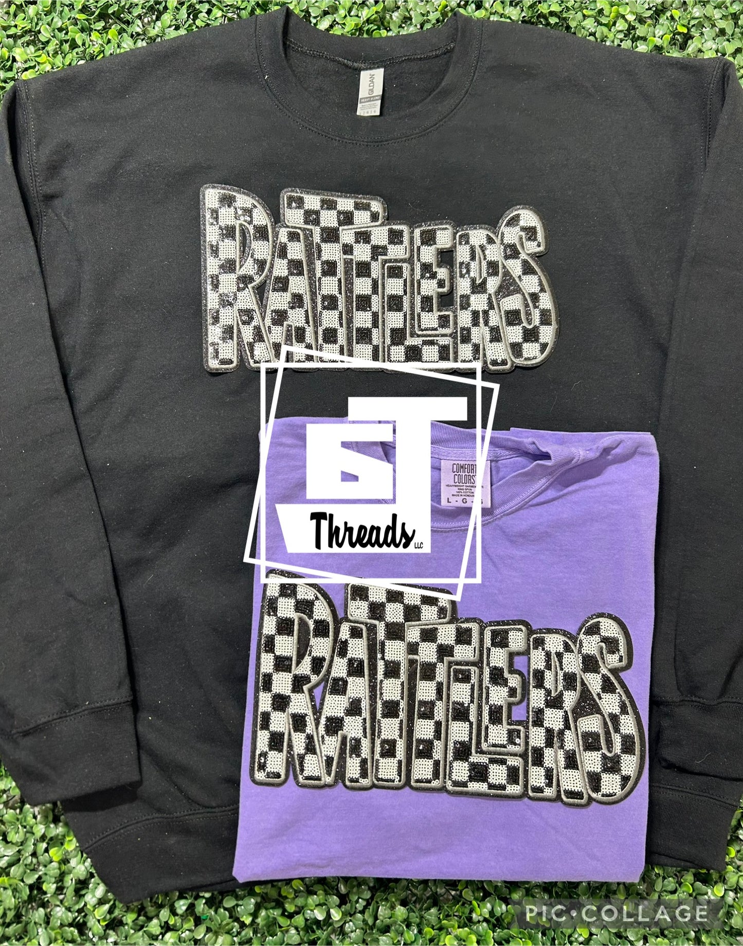 Sequin Checkered Rattlers