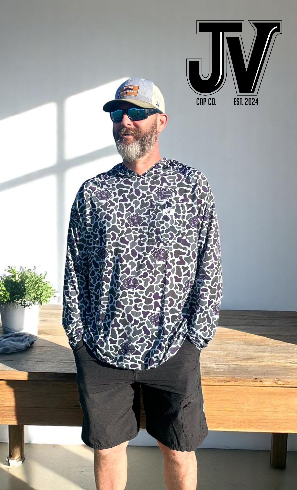 adult camo x-large rattler long sleeve
