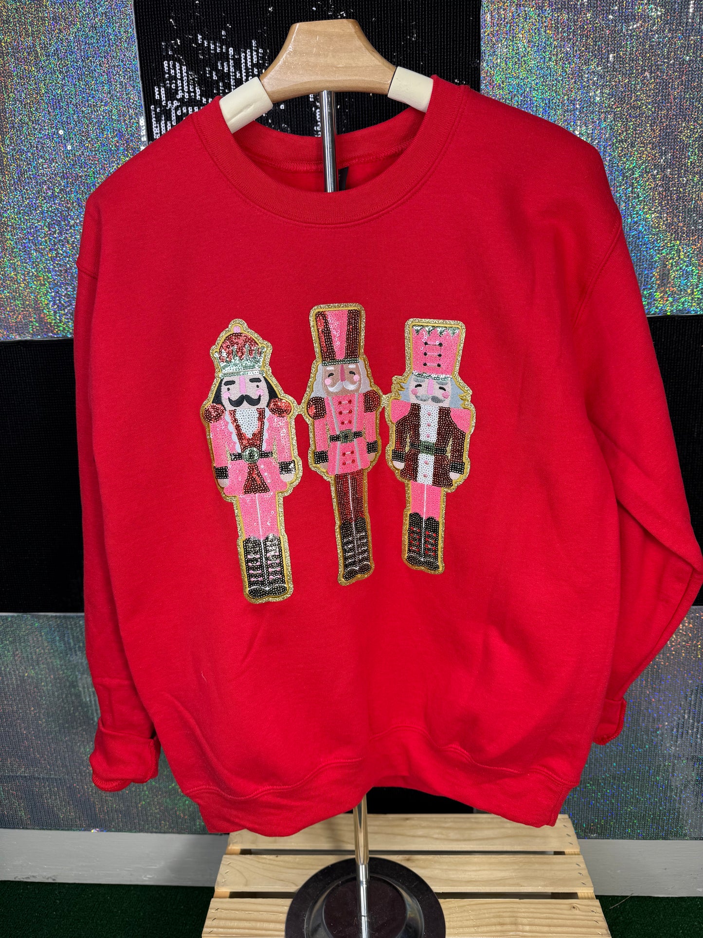 3 Nutcrackers ....Completed sweatshirt