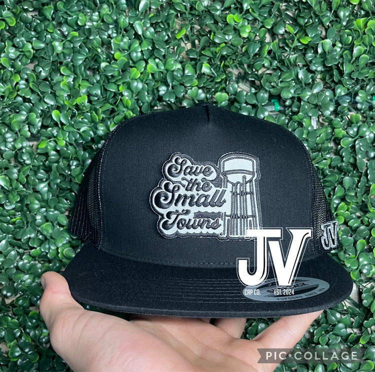 jv save the small towns on a black cap