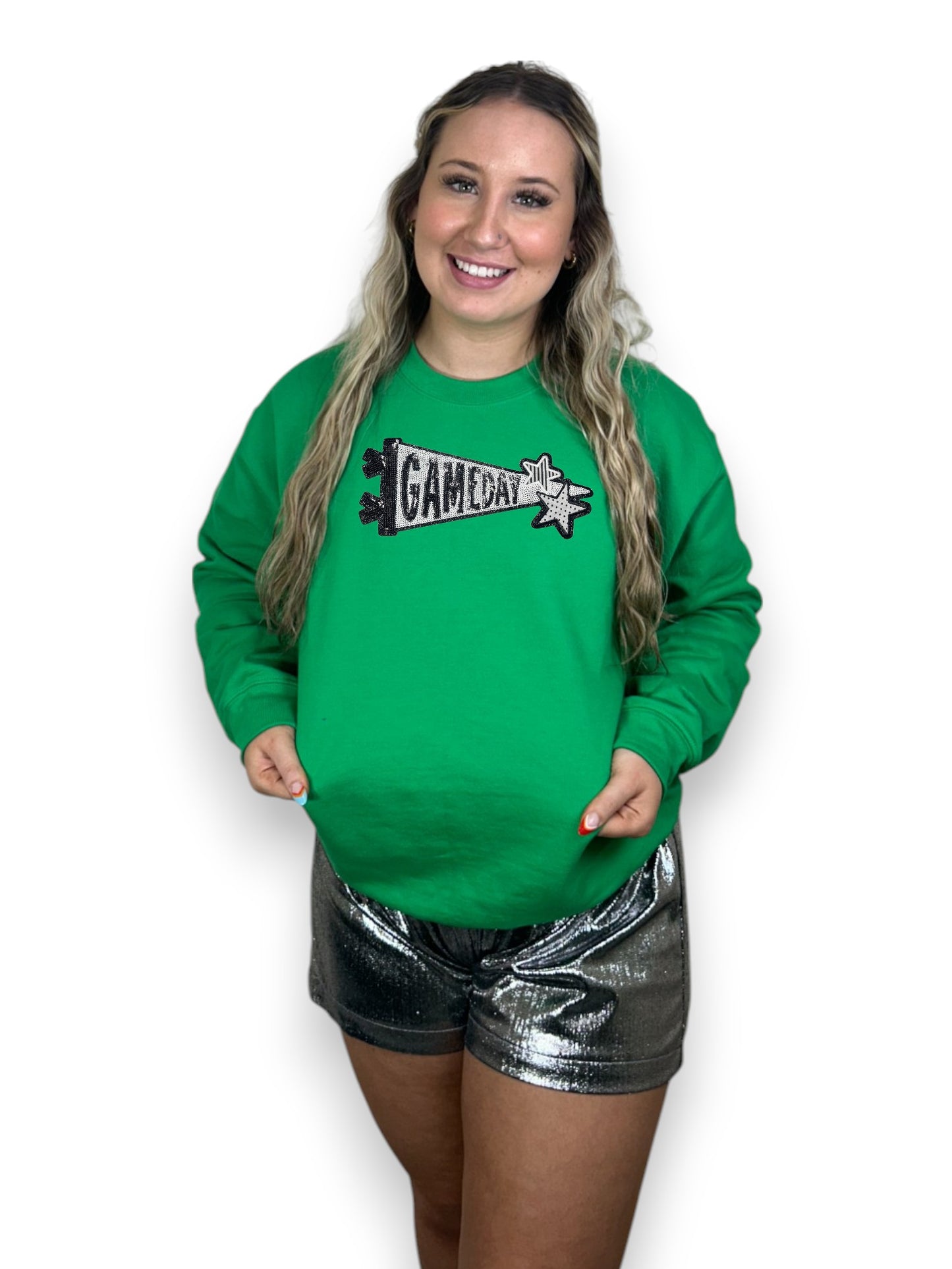 Sequin Game Day Pennant