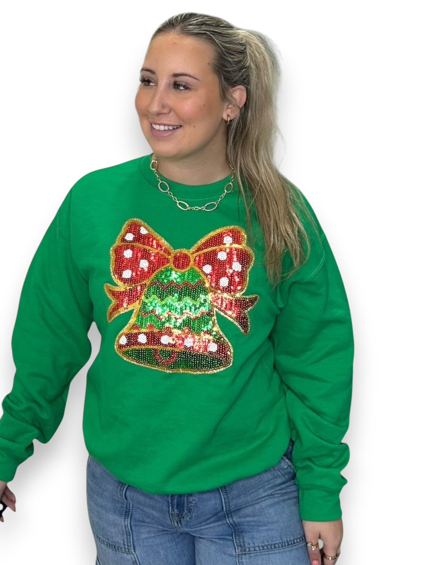 Sequin Christmas Bell