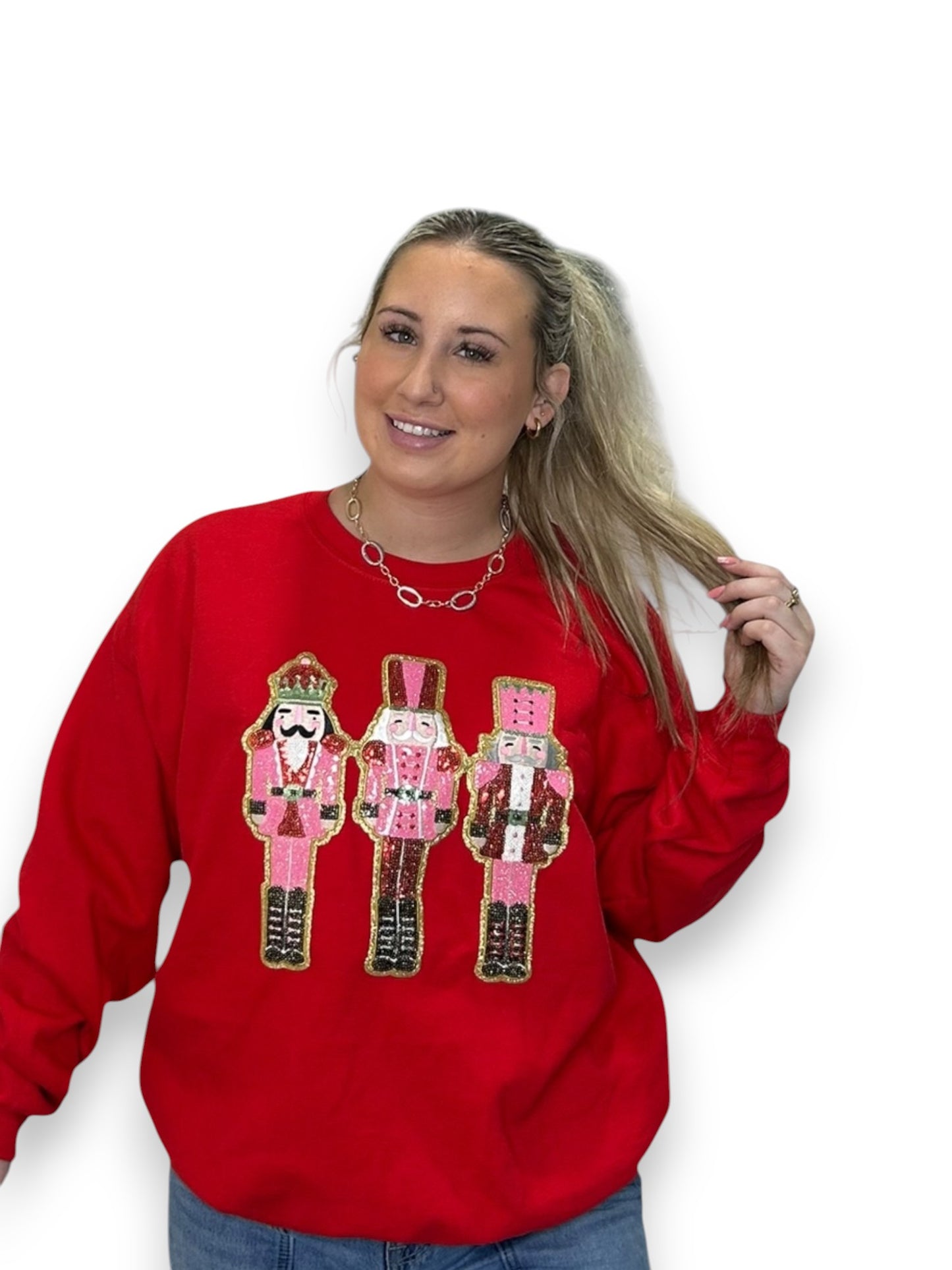 Three Sequin Nutcrackers