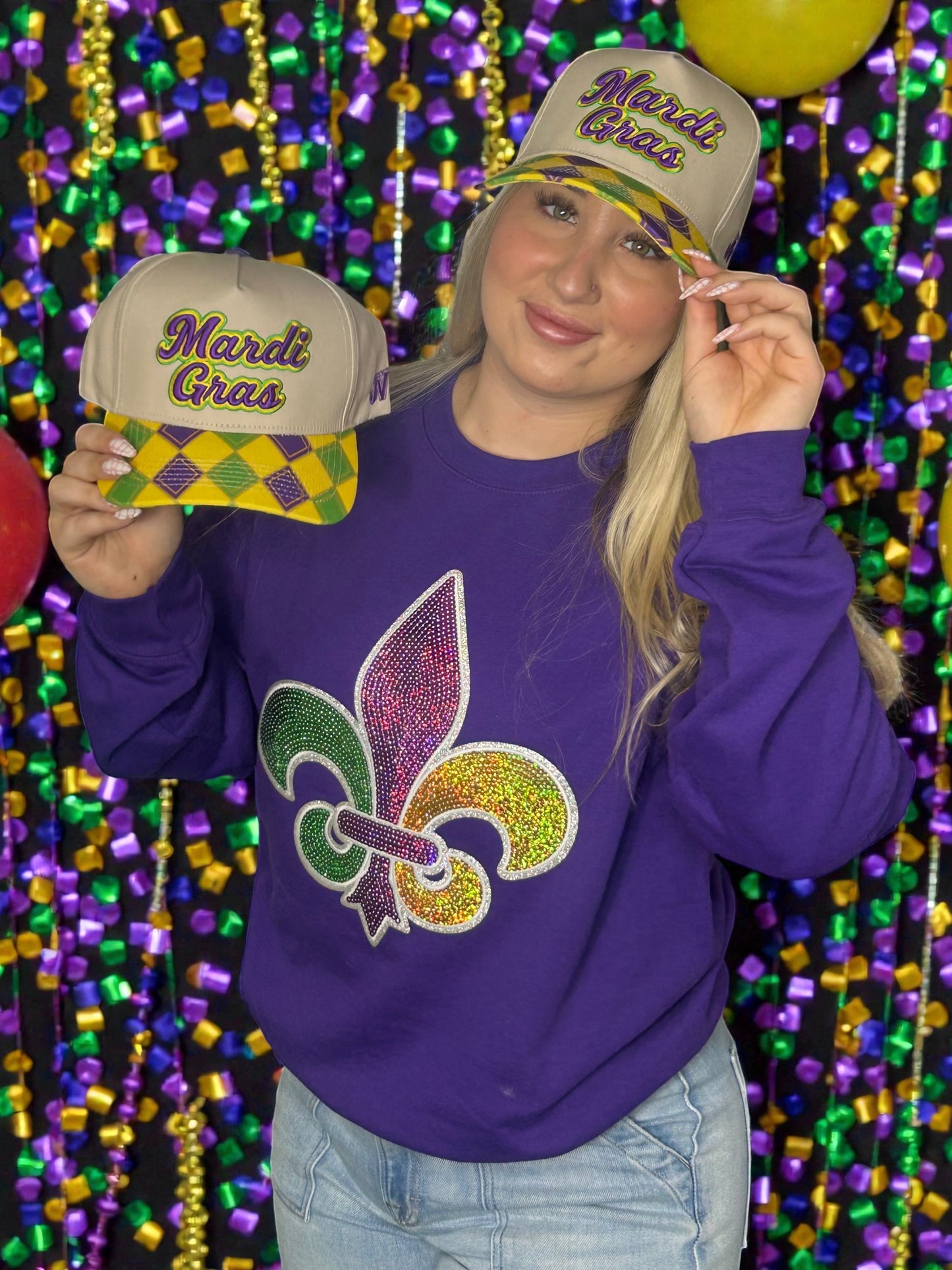 Fleur-de-lis sweatshirt