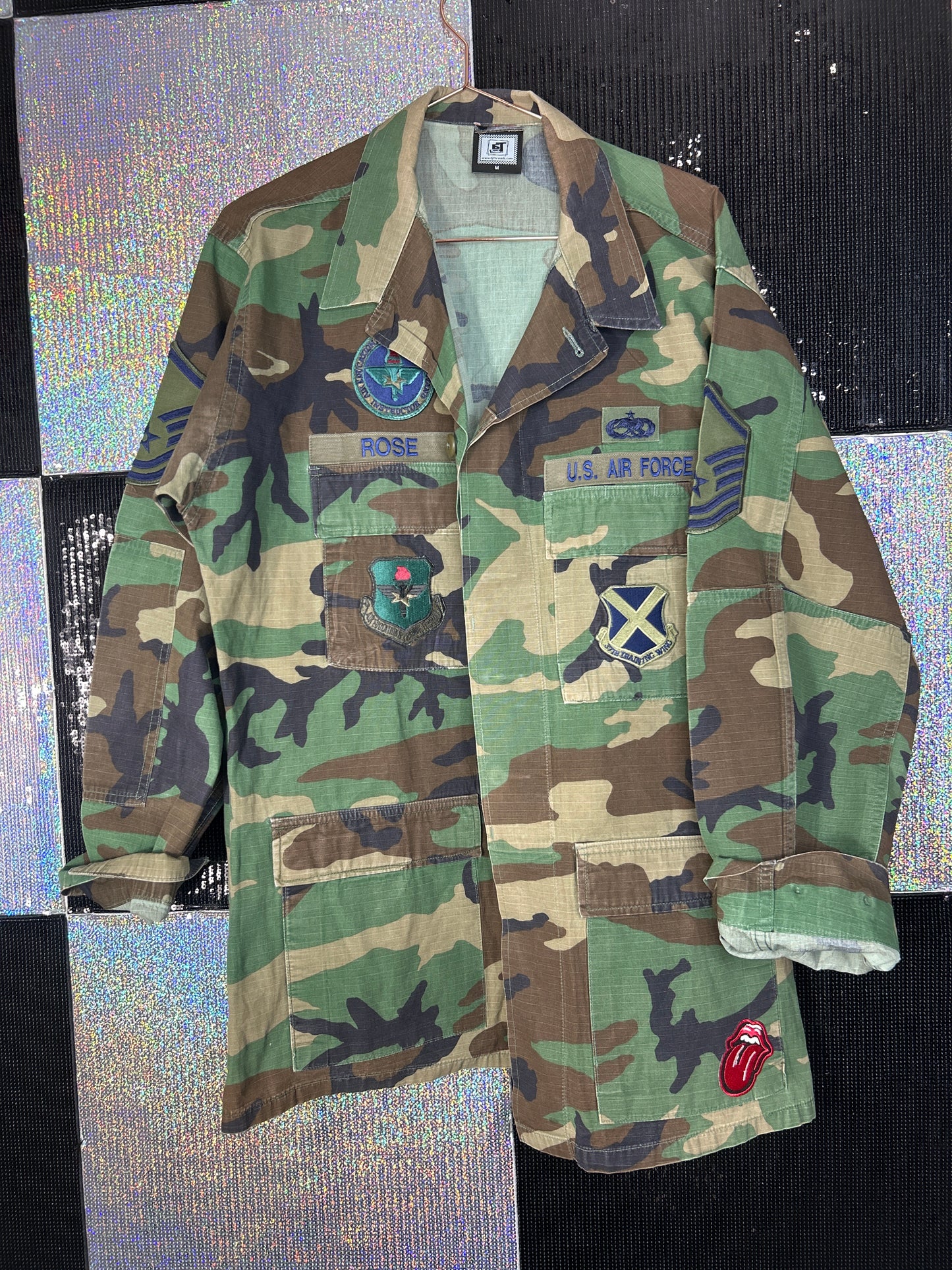 Camo howdy lips jacket