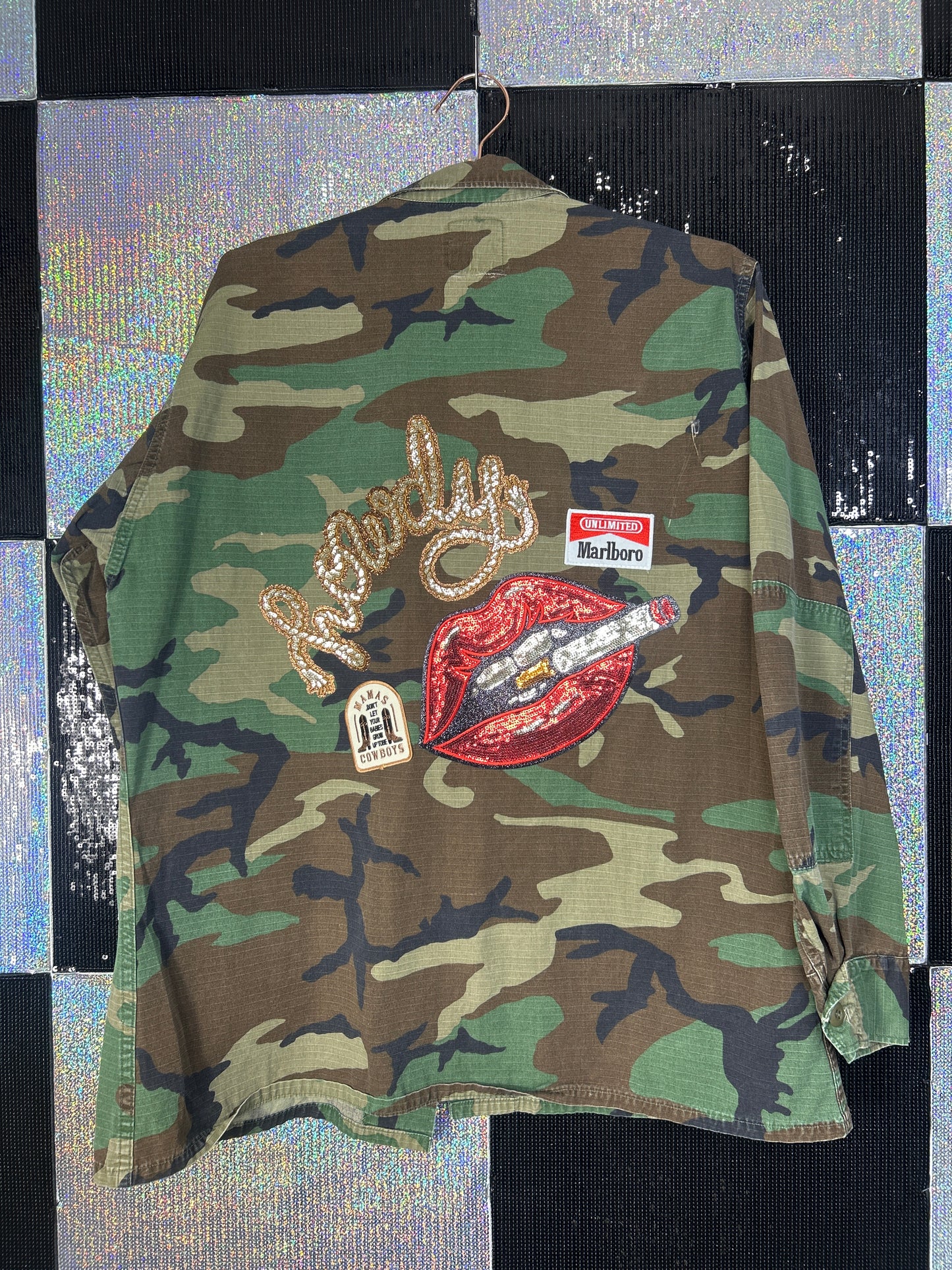 Camo Lips Marlboro jacket
