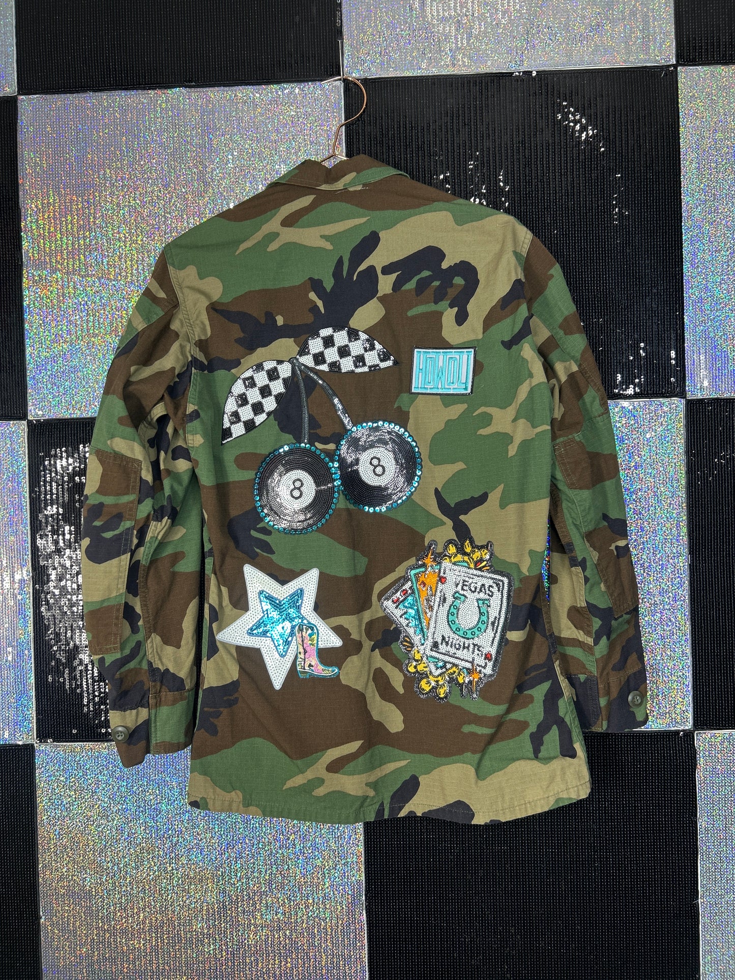 Camo Jacket cherries Vegas