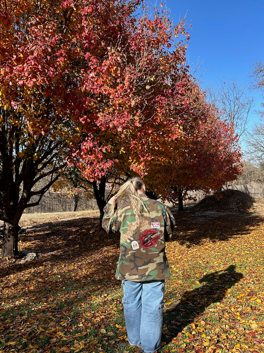 Camo Lips Marlboro jacket