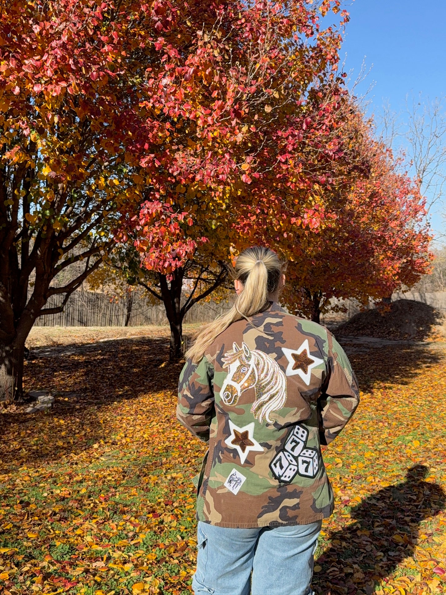 Camo horse jacket