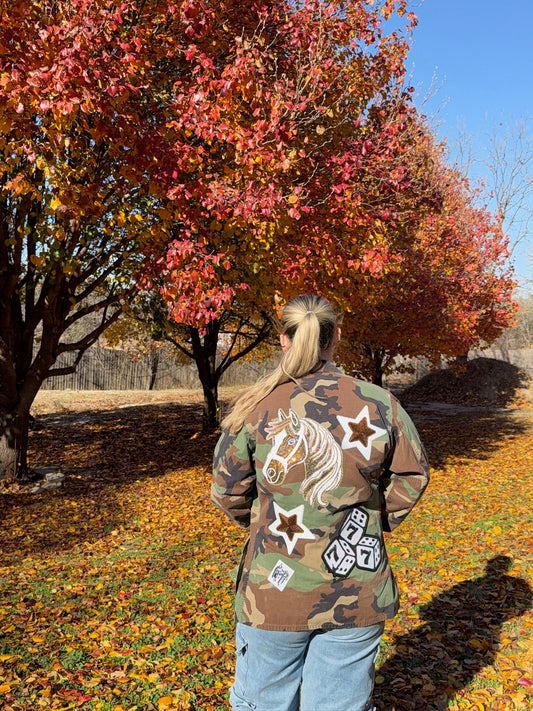 Camo horse jacket