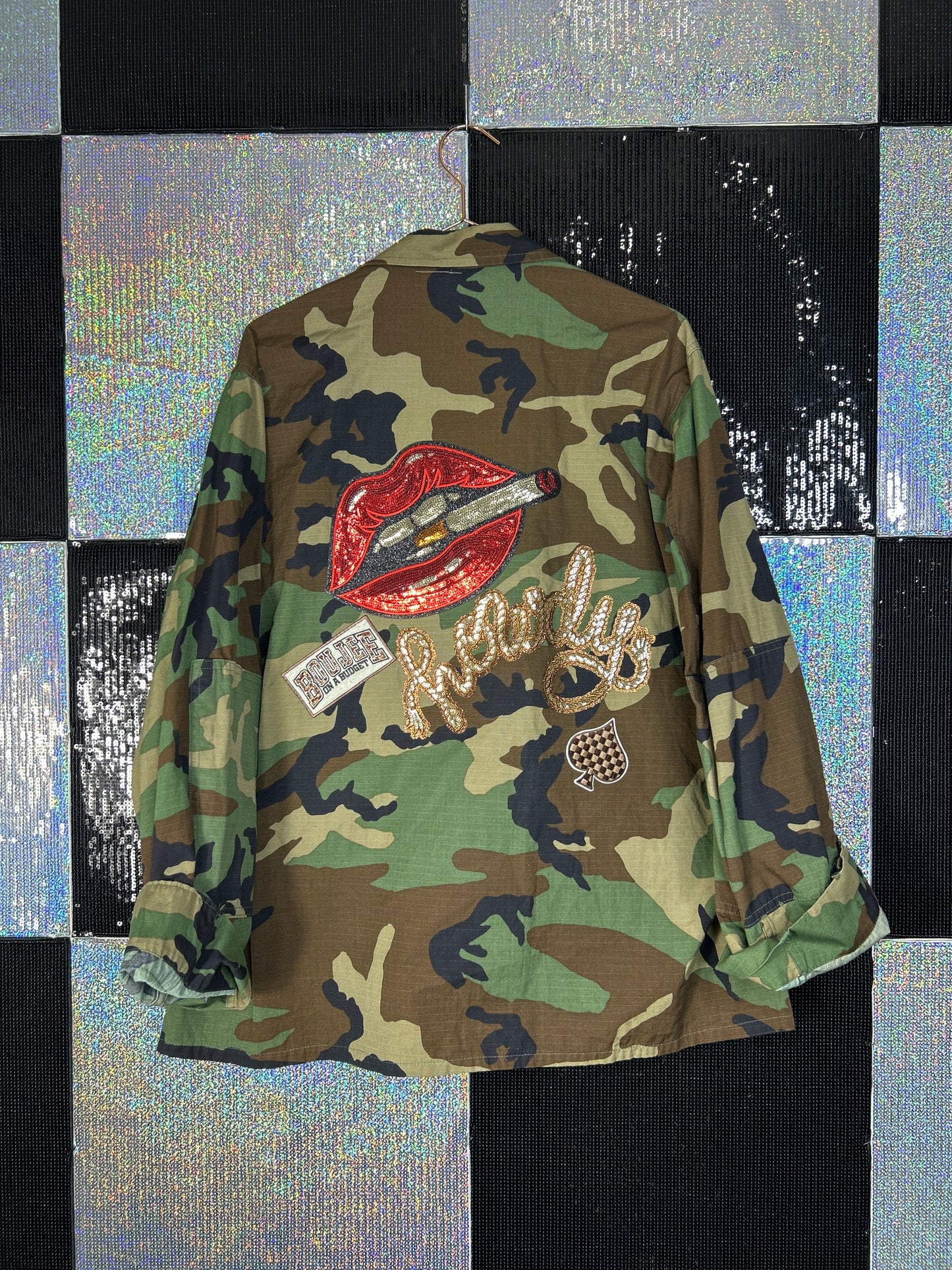 Camo lips/howdy jacket