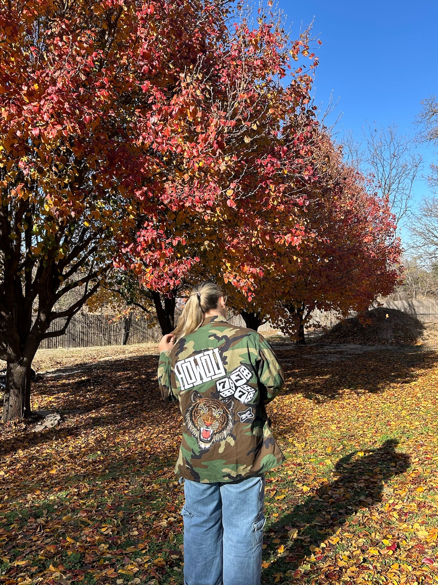 Camo tigers howdy Jacket