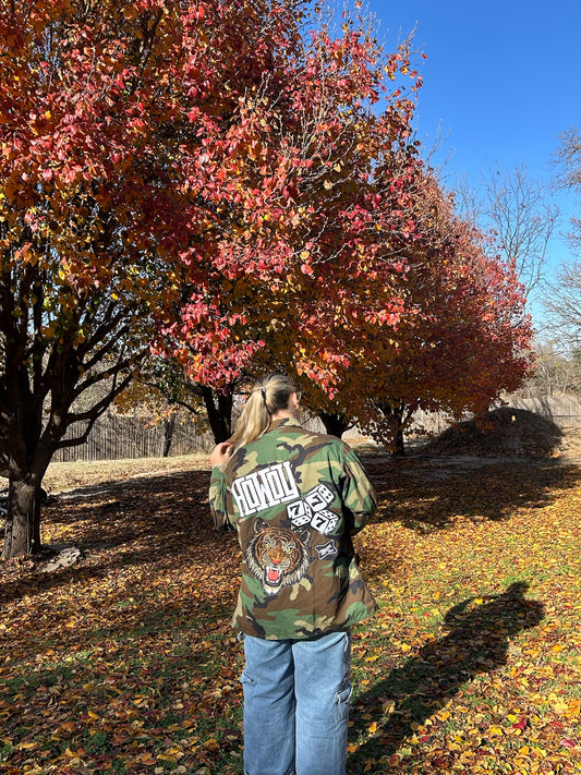 Camo tigers howdy Jacket