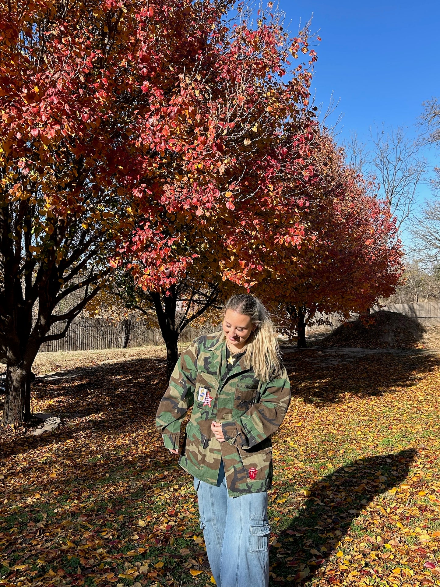 Camo Lips Marlboro jacket