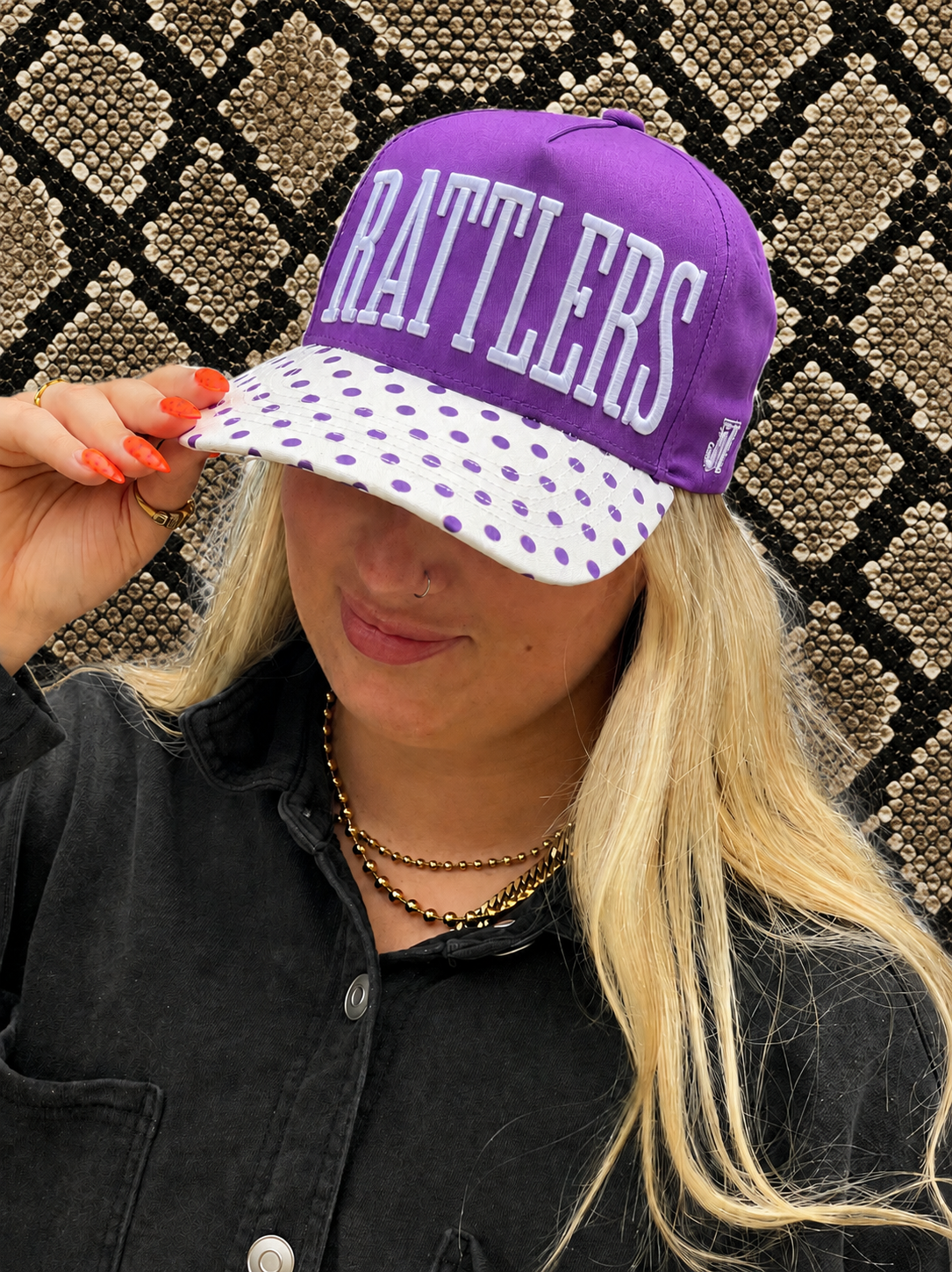 Rattler Polka Dots Trucker Cap ( Ship Date TBD)