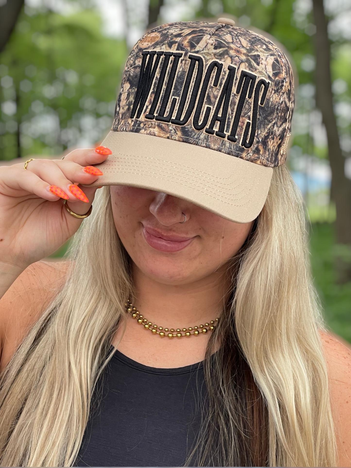 Camo Wildcats Cap