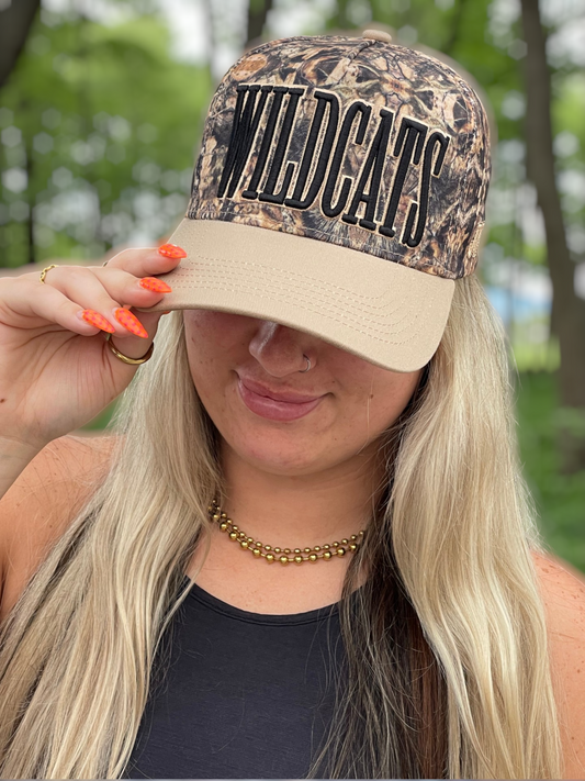 Camo Wildcats Cap