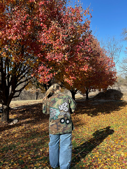 Camo spade dice Jacket