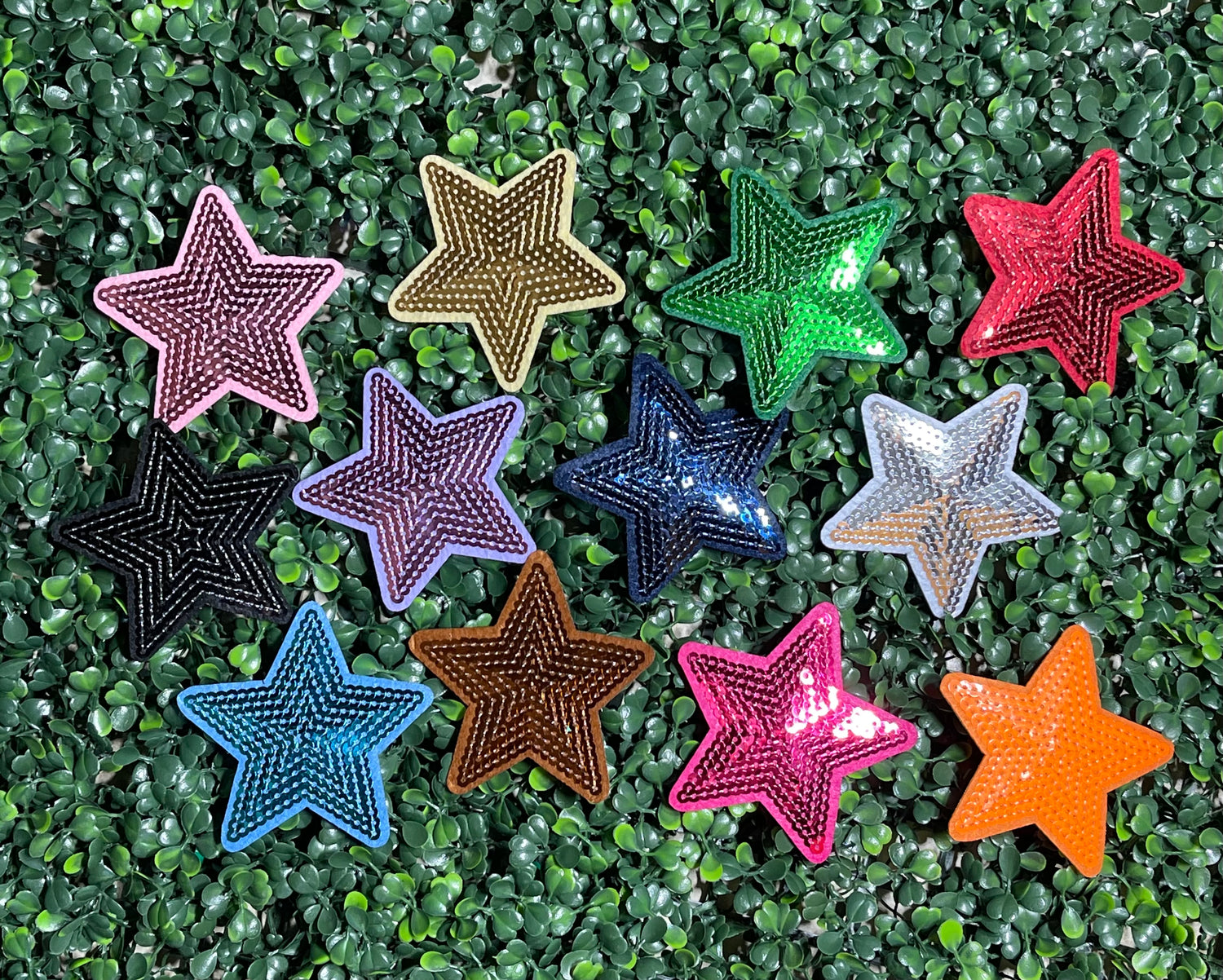 Sequin Stars….Patches only