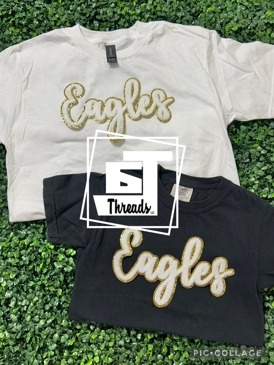 YOUTH Cursive Chenille Eagles