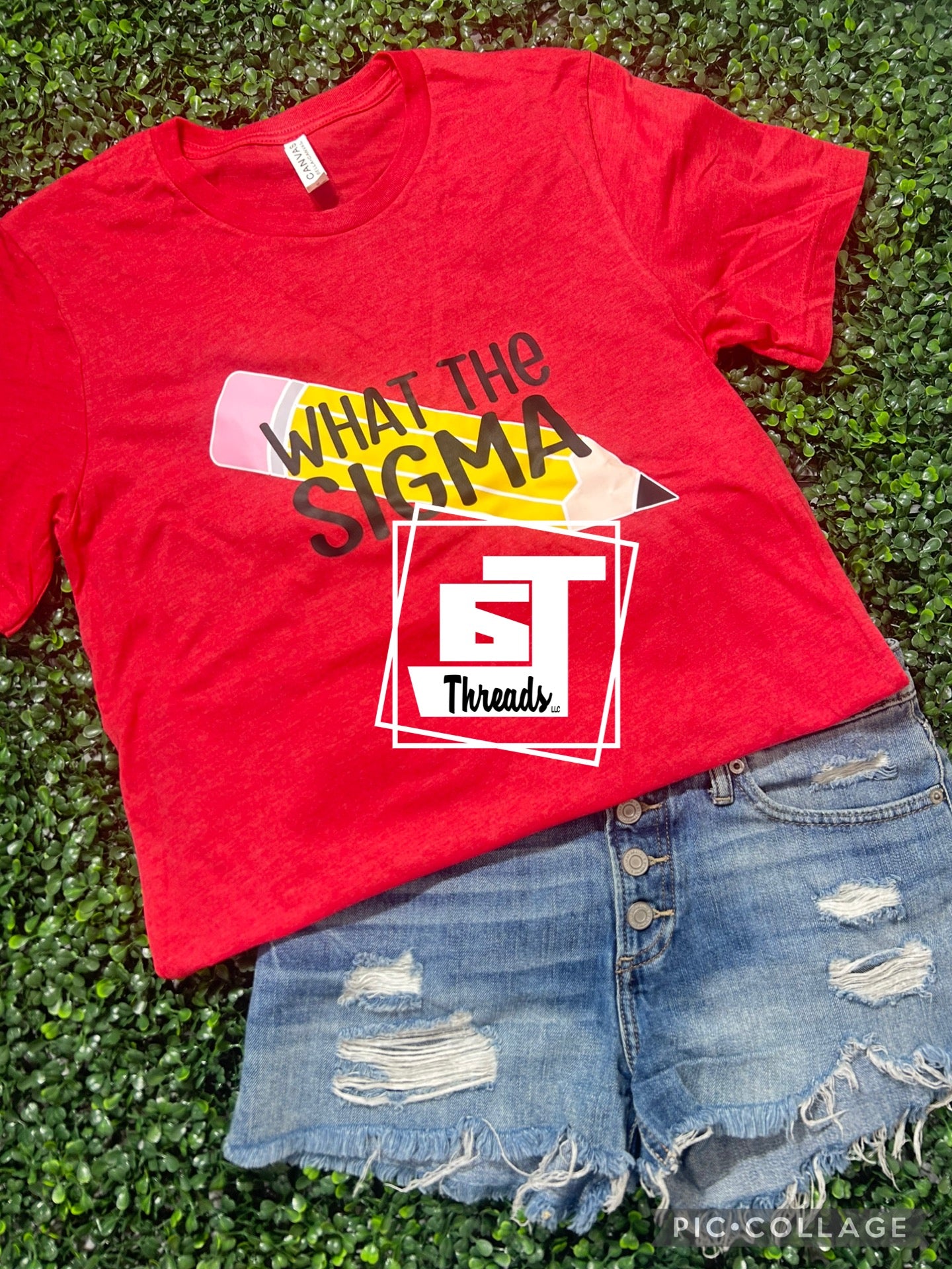  school what the sigma red shirt