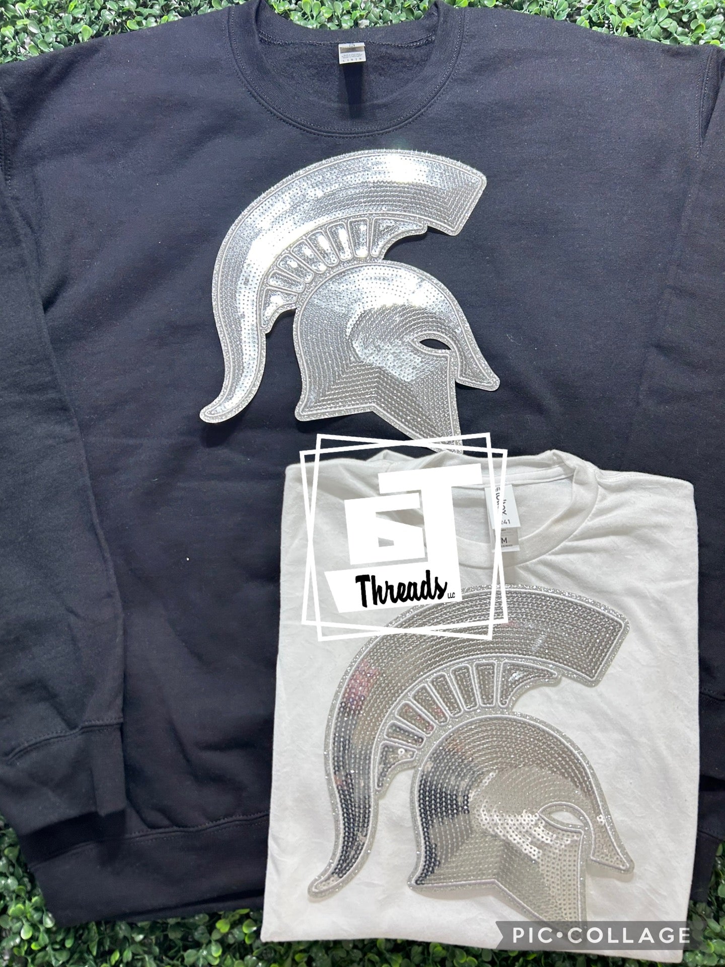 Sequin Knight Head – 6J Threads LLC