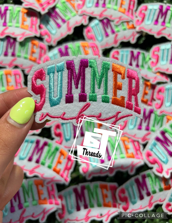 Summer Vibes....Cap Patches Only