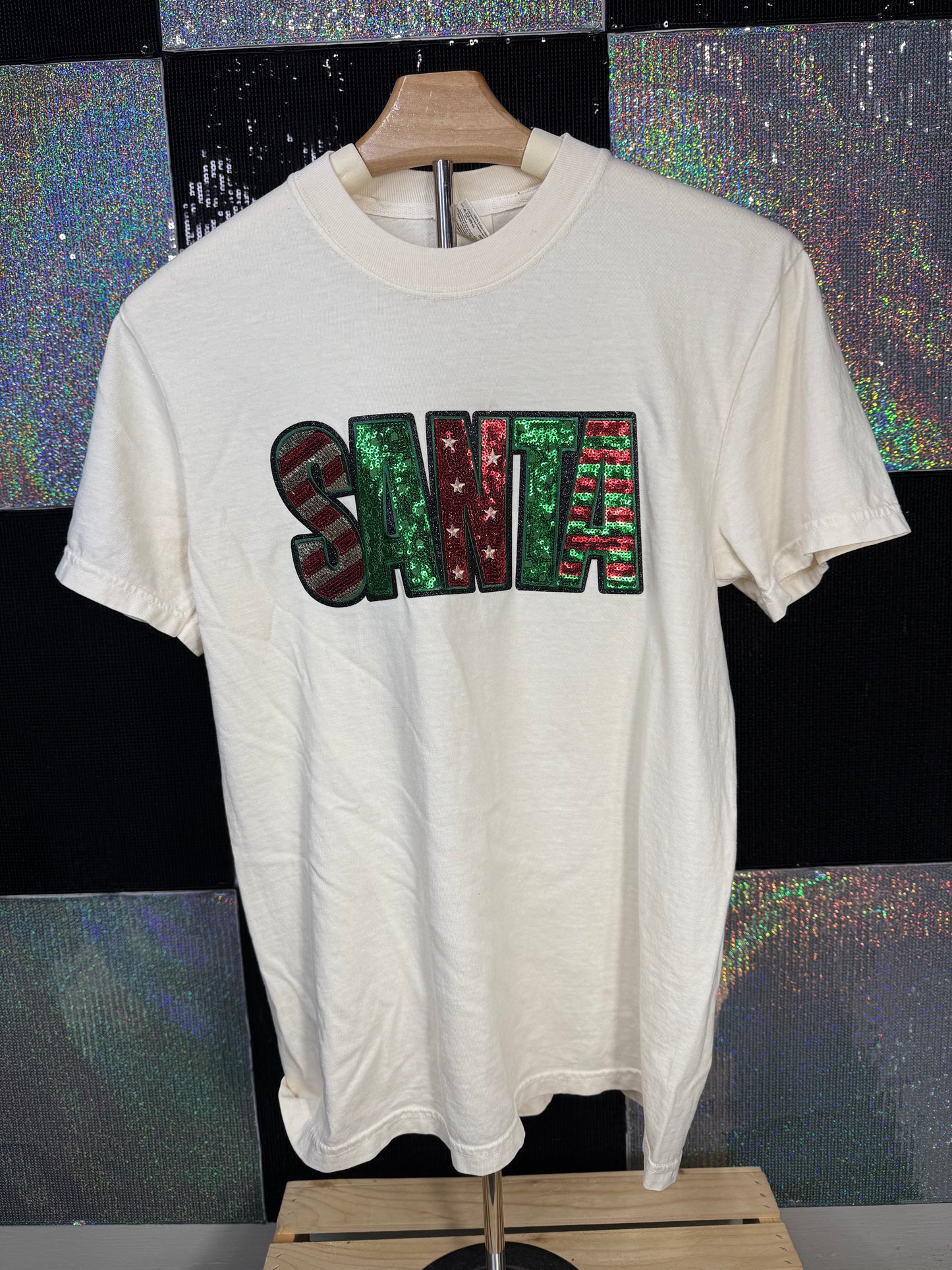 Santa Word ....Completed Tee