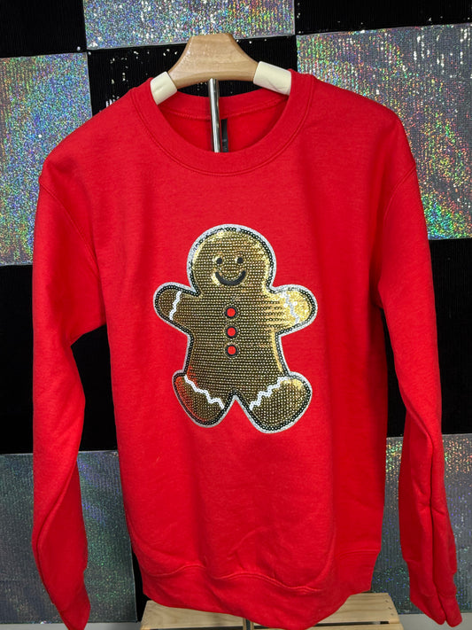 Gingerbread man ...Completed Sweatshirt