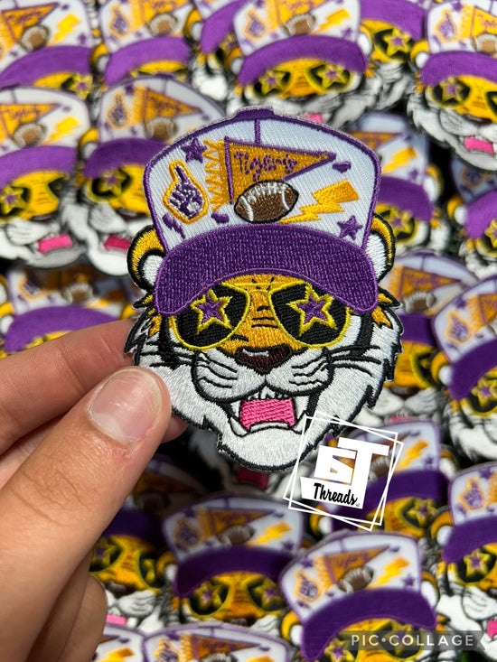 Purple Star Sunglasses Spirit Tiger....Cap Patches Only