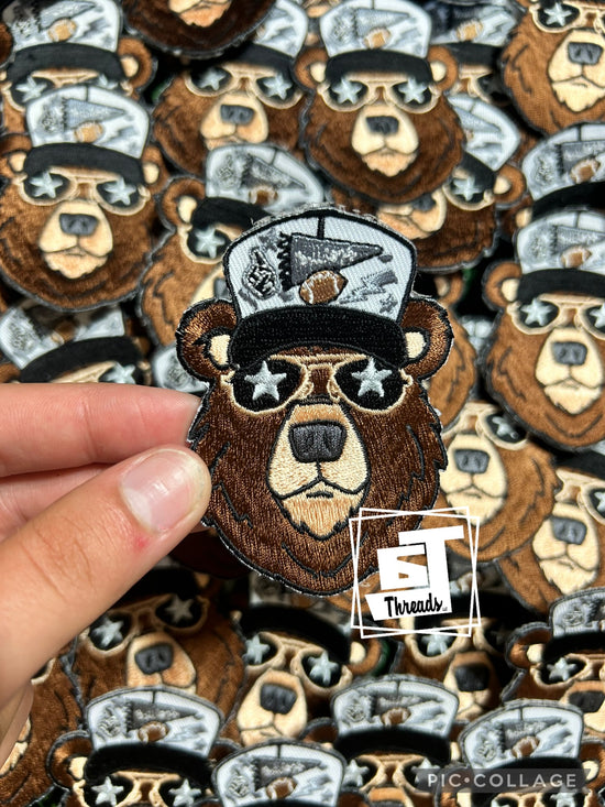 Star Sunglasses Spirit Bear....Cap Patches Only