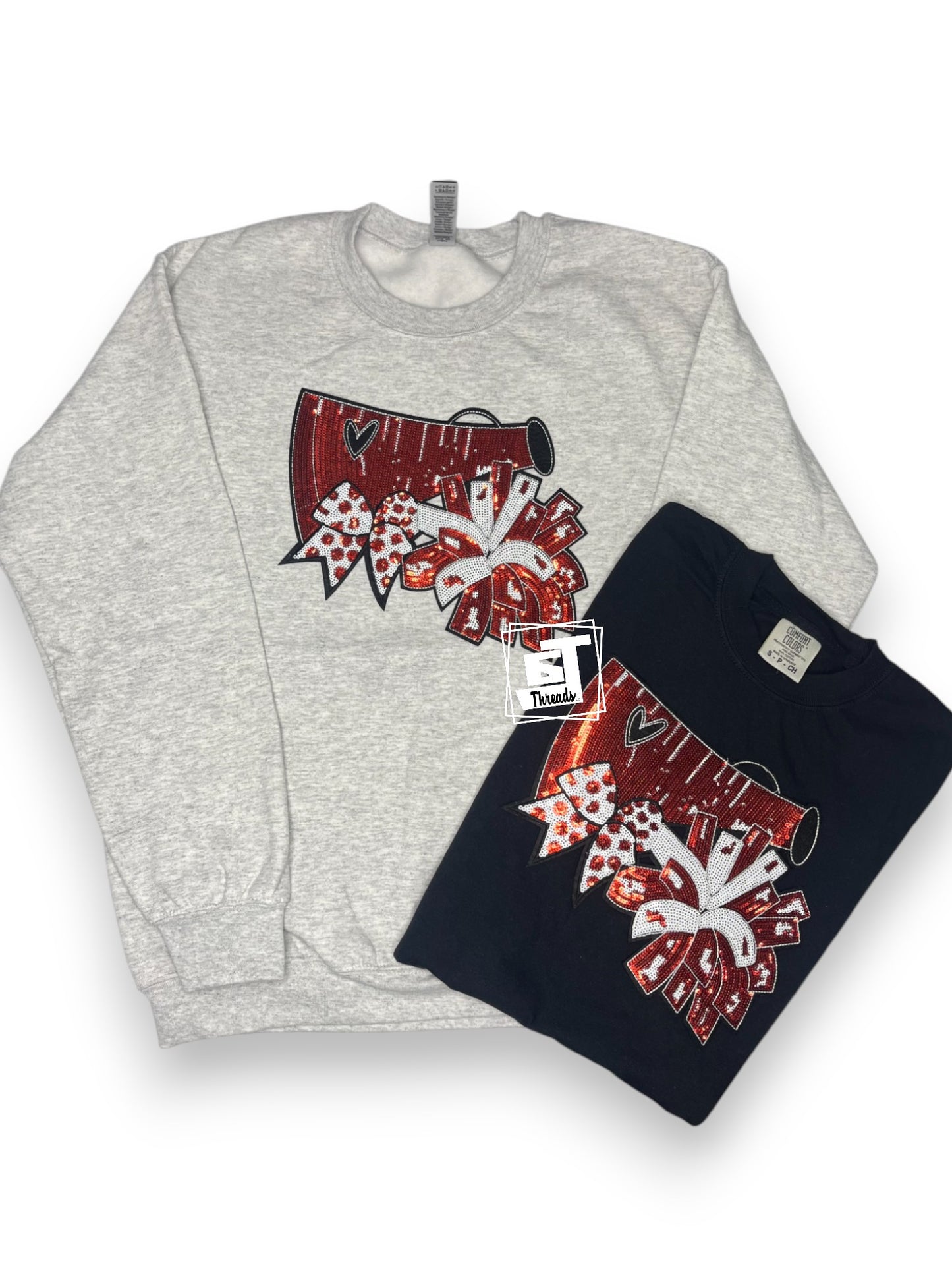 Red Sequin Cheer Megaphone