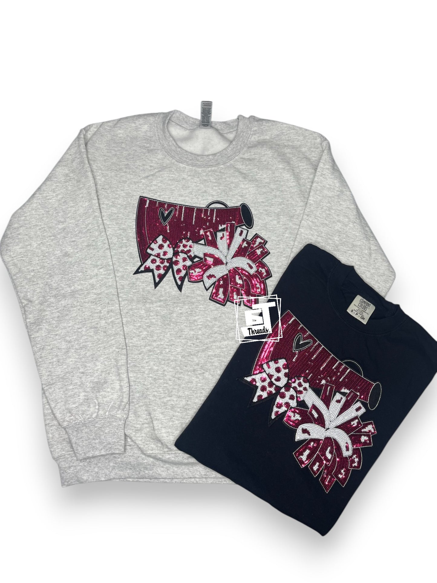 Pink Sequin Cheer Megaphone