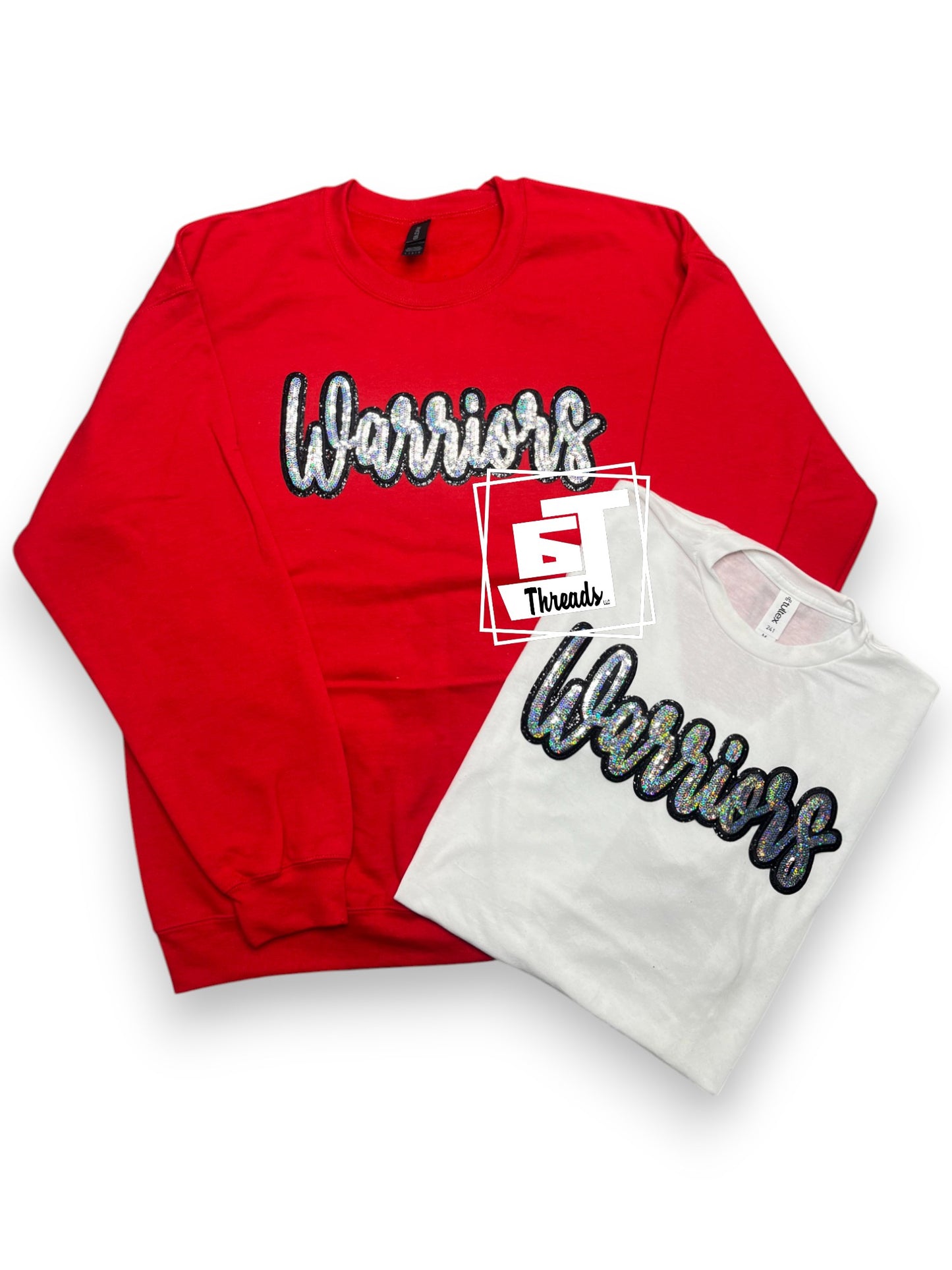 Cursive Sequin Warriors