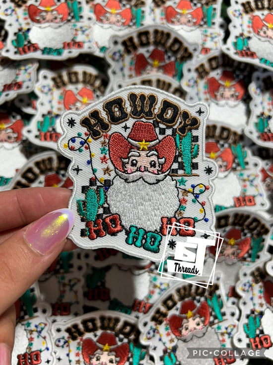 Howdy Santa....Cap Patches Only