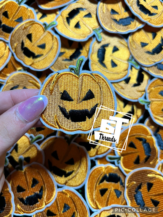 Jack-O-Lantern....Cap Patches Only