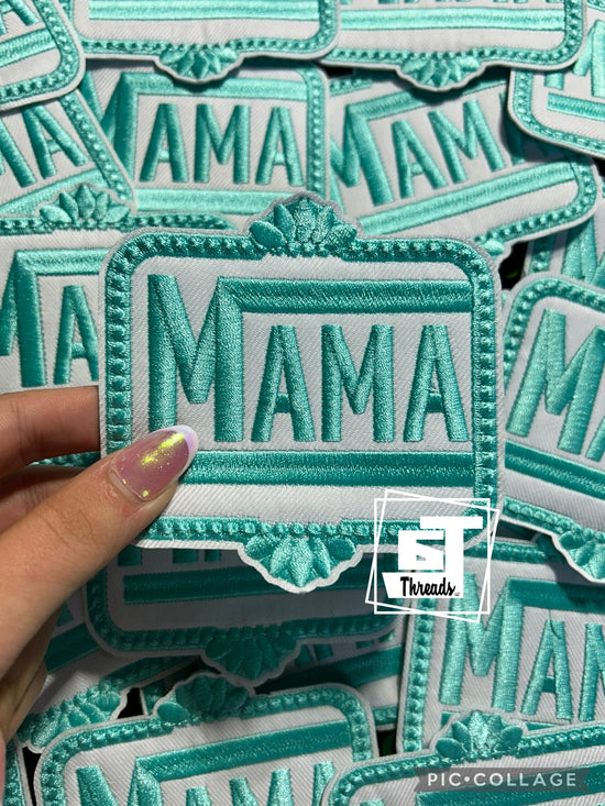 Big Turquoise Mama....Cap Patches Only