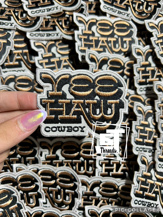 Yee Haw Cowboy....Cap Patches Only