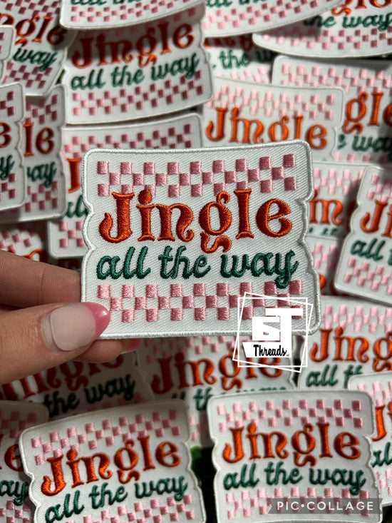 Jingle all the Way....Cap Patches Only