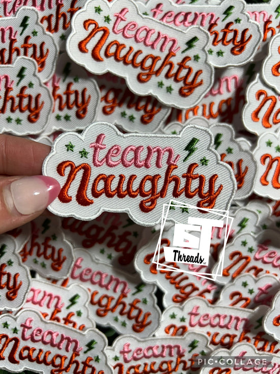 Team Naughty....Cap Patches Only