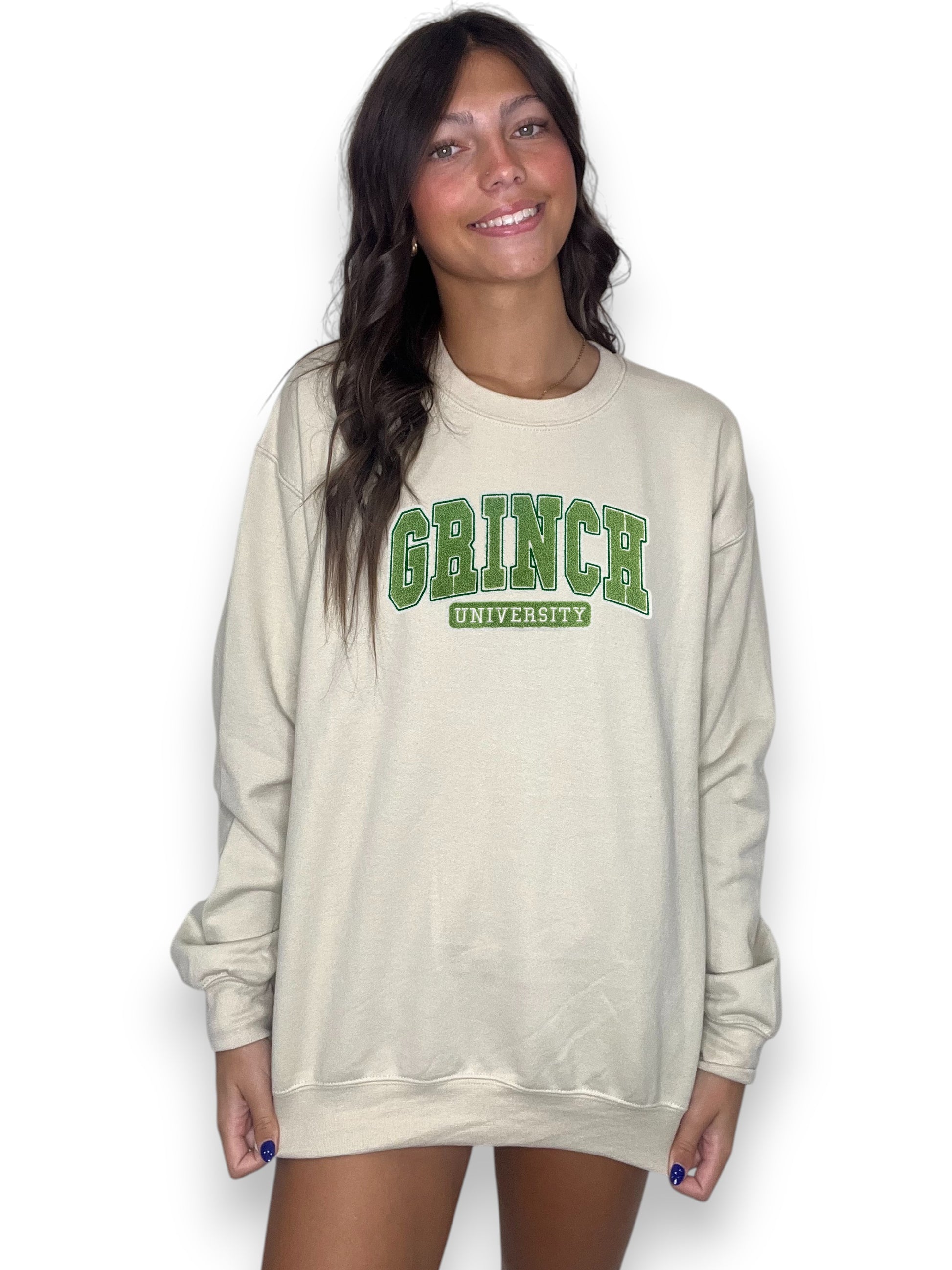Green Chenille Grinch University