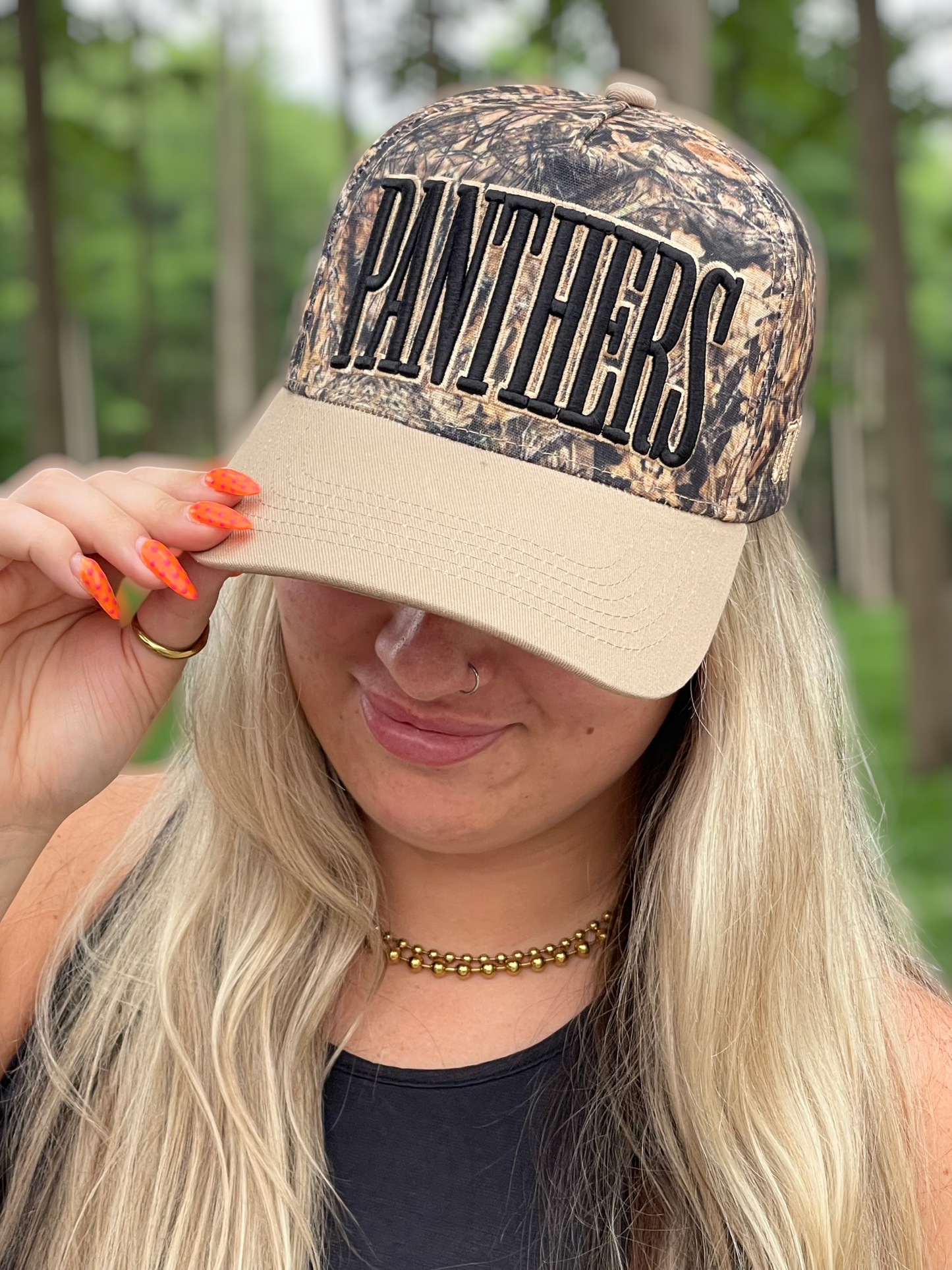 Camo Panthers Cap
